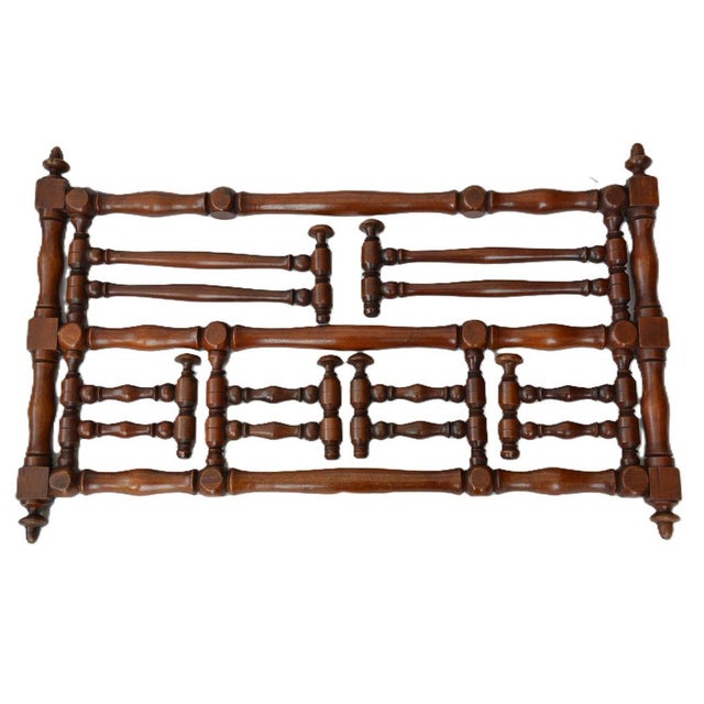 Antique Wall Mounted Coat Rack, 1900s For Sale - Image 16 of 16