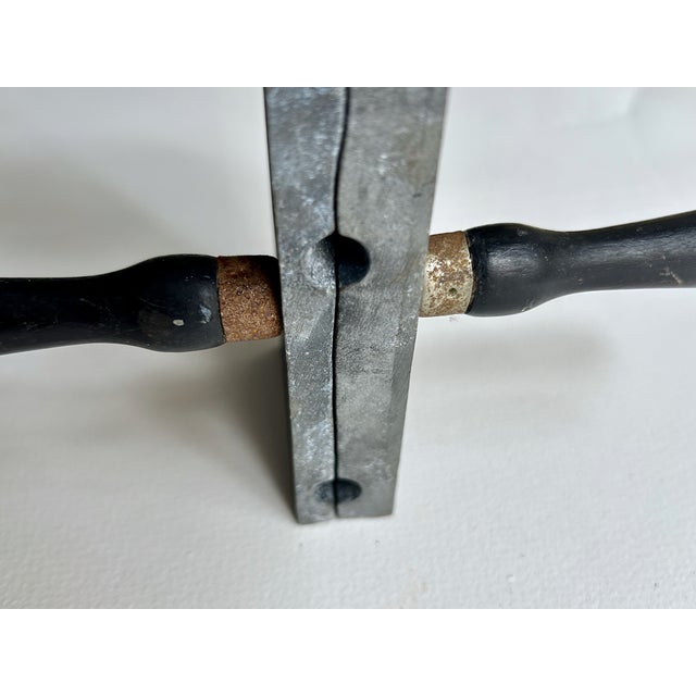 Antique Black Handled Toy Soldier Metal Casting Moulds For Sale - Image 13 of 18