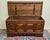 2000 - 2009 Antique Inlaid Oak Chest, 1700s For Sale - Image 5 of 12
