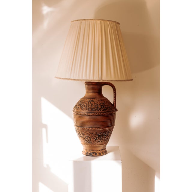 Vintage Ceramic Vase Lamp, West Germany, 1970s For Sale - Image 13 of 13