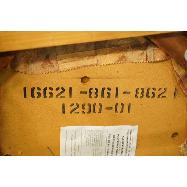 Thomasville Entourage Collection Contemporary Modern Dining Arm Chair 16621-861-862 For Sale - Image 10 of 12