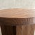 Custom Made Reclaimed Elm Wood Side Table With X Base For Sale - Image 12 of 12