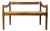 Walnut and Rope Carimate Bench by Magistretti for Cassina, 1963 For Sale