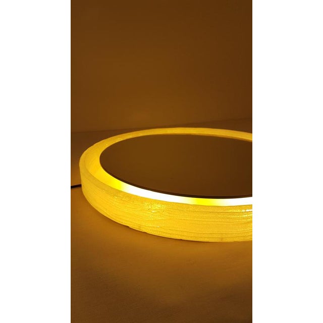 Round Mirror from Hillebrand, 1970s For Sale - Image 3 of 8