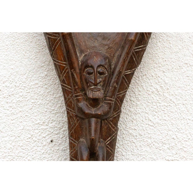 19th Century Antique Baule Architectural Wall Art For Sale - Image 5 of 9