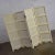 Hollywood Regency to Art Deco Folding Screen Four Panel Painted Off White With Floral Embossed Design For Sale - Image 6 of 13