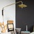 Souda Signal Arm Sconce, Brass, by Souda, Plugin, Modern, Minimal, Contemporary, Led Wall Lighting For Sale - Image 4 of 4