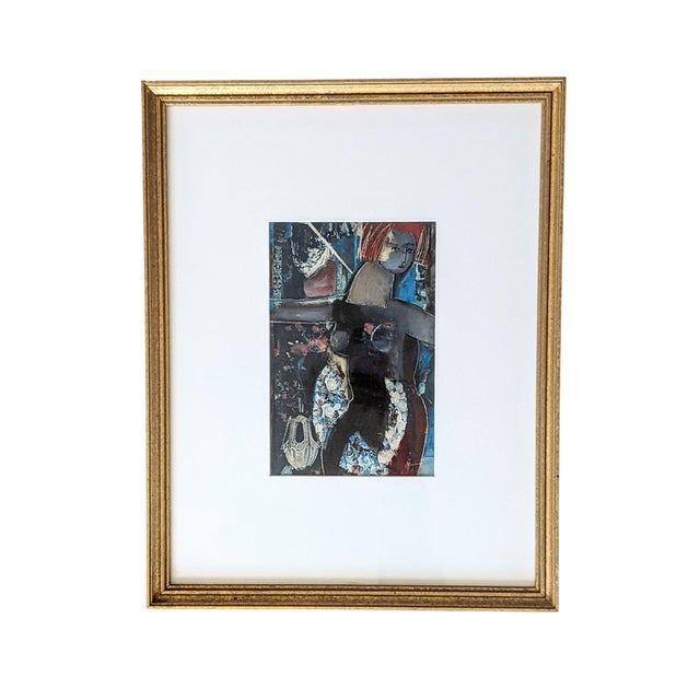 Original Nude Figural Woman Mixed Media Art Collage Signed For Sale - Image 9 of 11