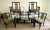 Chinoiserie Ficks Reed by John Wisner Far Horizons Collection Vintage Rattan & Wicker Table & Six Chairs Dining Set C. 1950's For Sale - Image 3 of 11