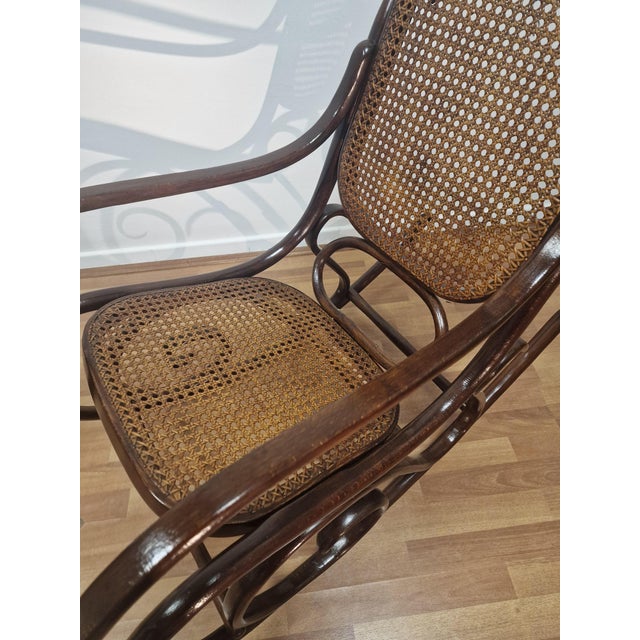 Antique Bentwood Rocking Chair, 1890s For Sale - Image 13 of 15