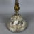Metal Large Silver-Plated Brass and Wood Table Lamp, 1960s For Sale - Image 7 of 12