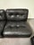 Circa 1970 Original Black Leather Amanta Lounge Chairs by Mario Bellini for C&b Italia For Sale - Image 9 of 18