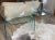 Pair of Acrylic Lucite Lounge Chairs. In near perfect condition, these chairs have been gently used. The graceful curves...