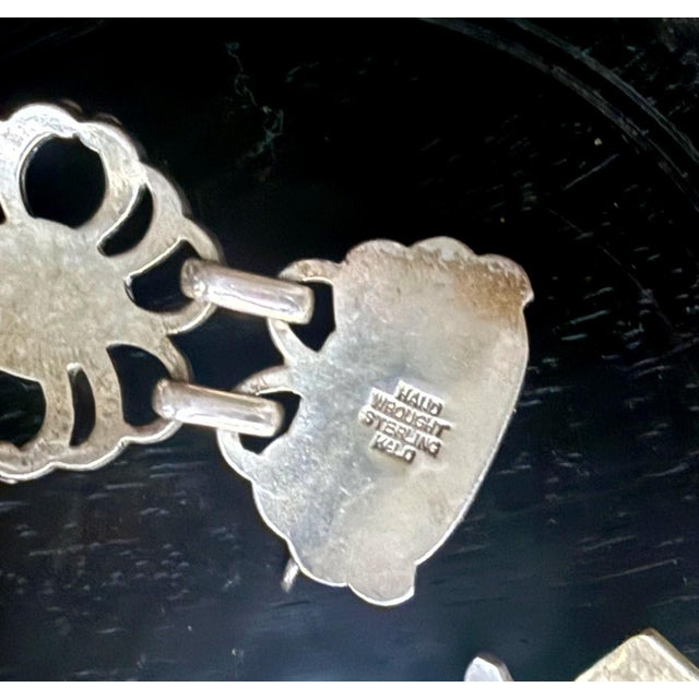 Rare Sterling Silver Jewelry Suite by The Kalo Shop For Sale - Image 13 of 18