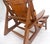 Brown Hunting Chair in Teak Thick Leather Upholstery Lounge Chair MINT For Sale - Image 8 of 18