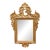 Antique Continental Baroque Gilt Mirror For Sale