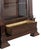 Brown Antique Carved Wooden Display Cabinet with Sculpted Capitals in Walnut For Sale - Image 8 of 12
