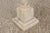 Stone Antique Italian Neoclassical Marble Column Pedestal Table For Sale - Image 7 of 13