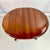 1980s Vintage Traditional English Queen Anne Mahogany Drop Leaf Side Table For Sale - Image 11 of 13