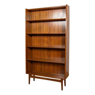 Mid-Century Modern Teak Bookcase by J. Sorth for Bornholm Møbelfabrik, Denmark, 1960s For Sale