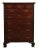 Kindel Winterthur Collection Mahogany Chippendale Style High Chest For Sale