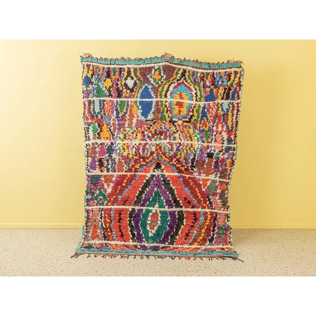 Vintage Boucherouite Berber Rug For Sale - Image 10 of 10