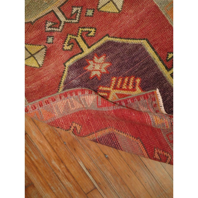 Mediterranean Mid 20th Century Vintage Anatolian Turkish Runner, 2'11'' X 11'3'' For Sale - Image 3 of 5
