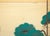 C. 1960s Showa Era Japanese Painted Silk Byobu Screen "Evergreen Pine Tree" For Sale - Image 9 of 18