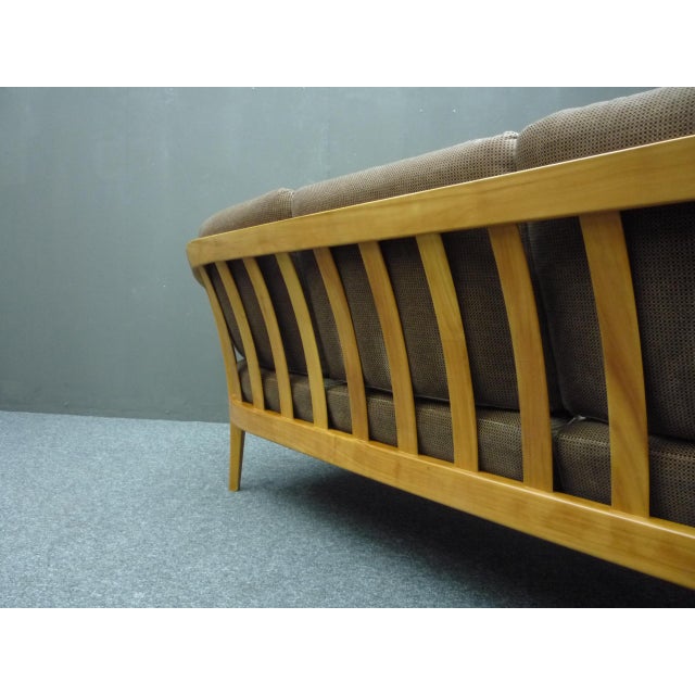 Mid-Century Sofa in Cherry Wood by Wilhelm Knoll, 1970s For Sale - Image 11 of 18