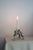 Metal Looking Up in the Attic Candleholder in Glass by Vincent Decat For Sale - Image 7 of 8