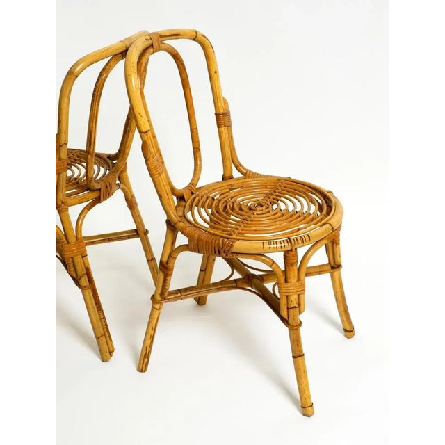 Italian Bamboo Chairs, 1960s, Set of 2 For Sale - Image 14 of 18