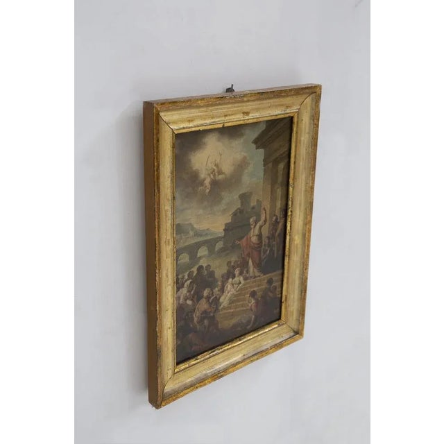 Preaching of St. Peter, 1890s, Oil on Canvas, Framed For Sale - Image 7 of 8