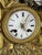 Gold Early 19th Century Empire Clock in Gilt and Patinated Bronze For Sale - Image 8 of 11