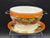 Vintage Bavarian Porcelain Bouillon Bowl & Saucer, Hand-Painted Strawberry Motif, Double-Signed Set, Opalescent Lustre, l.d. Bloch & Co. Bavaria For Sale - Image 18 of 18