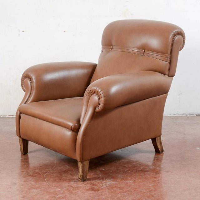 Armchair in Wood and Leather from Poltrona Frau For Sale - Image 4 of 18