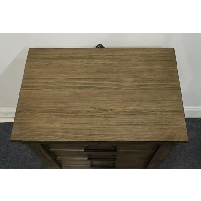 Early 21st Century A-America Glacier Point Collection Solid New Zealand Pine 27" Three Drawer Nightstand - Greystone Finish For Sale - Image 5 of 12