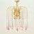 Mid-Century Modern Murano Glass Teardrop Waterfall Chandelier, Italy, 1970s For Sale - Image 3 of 11