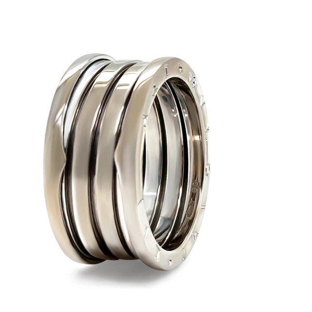 A Bvlgari B.Zero1 Four Band Ring, made of 18ct White Gold. Reference 328135, Serial LSKPH5. Metal: 18ct White Gold Carat:...