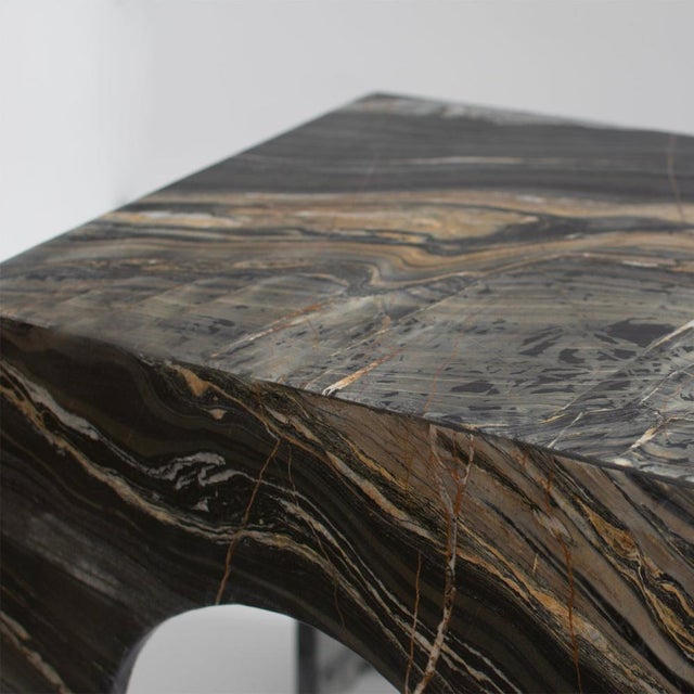 Picasso Marble Arch Side Table from Kiwano Concept For Sale - Image 4 of 5