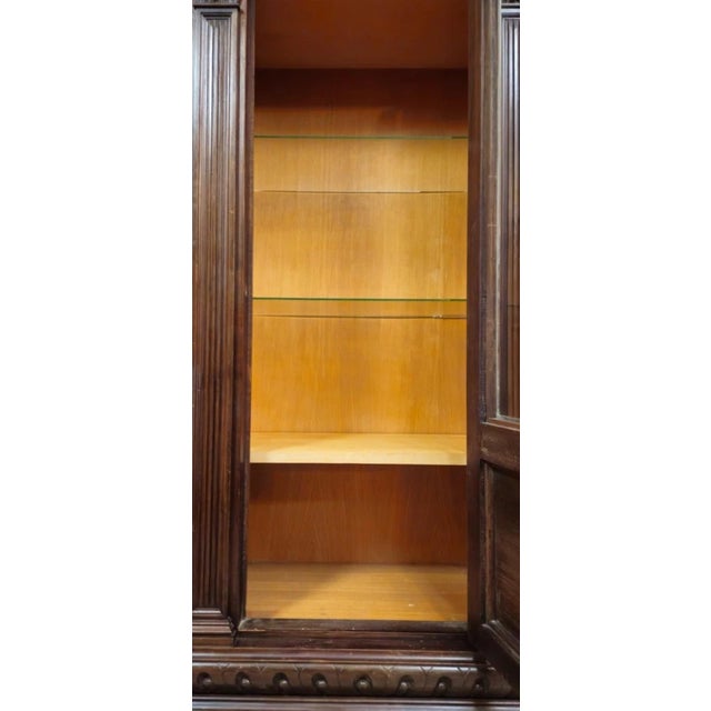 Antique Renaissance-Style Display Cabinet in Carved Wood, 1800s For Sale - Image 9 of 12