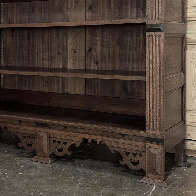 19th Century Dutch Renaissance Open Bookcase For Sale - Image 14 of 18
