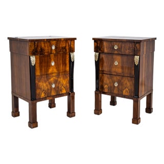 Pair of Empire Bedside Cabinets, Italy, Early 19th Century For Sale