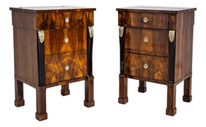 Pair of Empire Bedside Cabinets, Italy, Early 19th Century