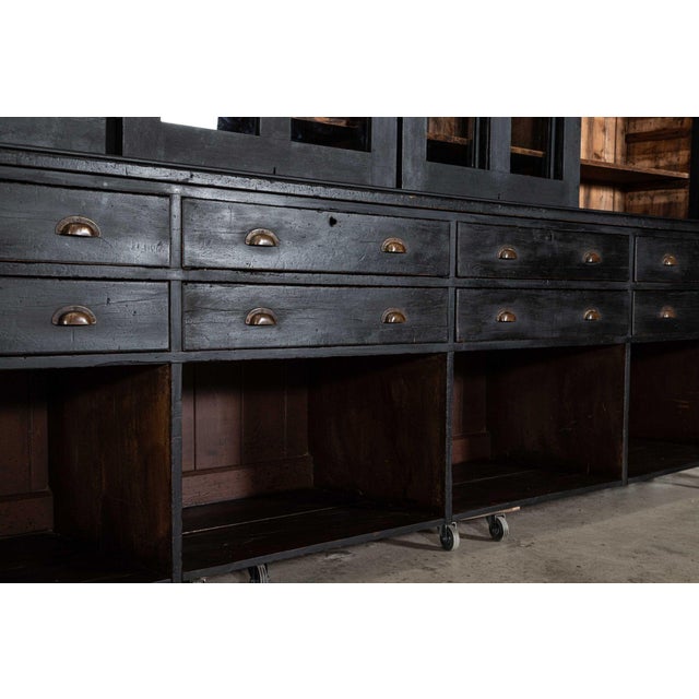 19th Century English Pine Haberdashery Cabinet For Sale - Image 9 of 18