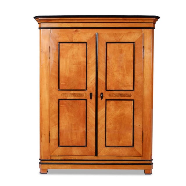 Biedermeier Hall Cabinet in Walnut, 1830 For Sale - Image 10 of 10