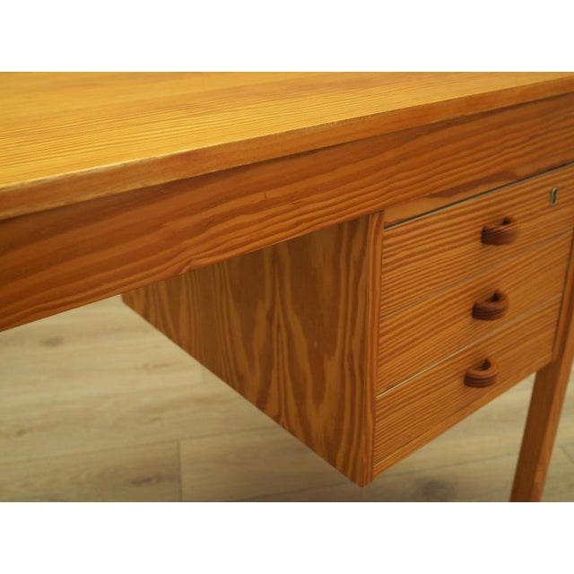 Danish Pine Desk, 1970s For Sale - Image 11 of 17