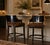 Pair of Gregorius Pineo Ebonized & Natural Wood Bar Stools For Sale - Image 12 of 12