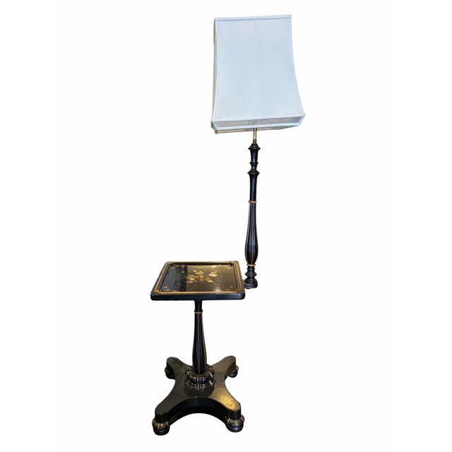 Chinoiserie 1980s Pair Chinoiserie Floor Lamps For Sale - Image 3 of 6