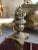 1900 - 1909 1900 Neoclassical Brass Pillar Fireplace Andirons - a Pair For Sale - Image 5 of 13