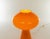 Venini Large Orange Hand Blown Fungo Table Lamp by Massimo Vignelli for Venini, 1950s For Sale - Image 4 of 8